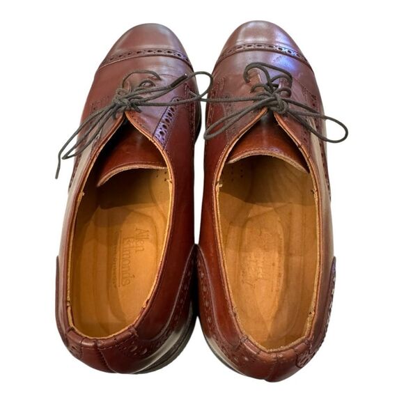 New Allen Edmonds Benton Chili Leather Lace-up Oxford Dress Shoes 8.5  8.5D